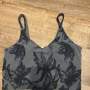 Lululemon Align cropped tank with built in bra
